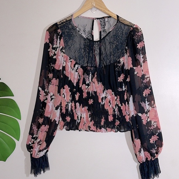 Free People Daphne Blouse Sz. Large NWOT - Picture 9 of 15
